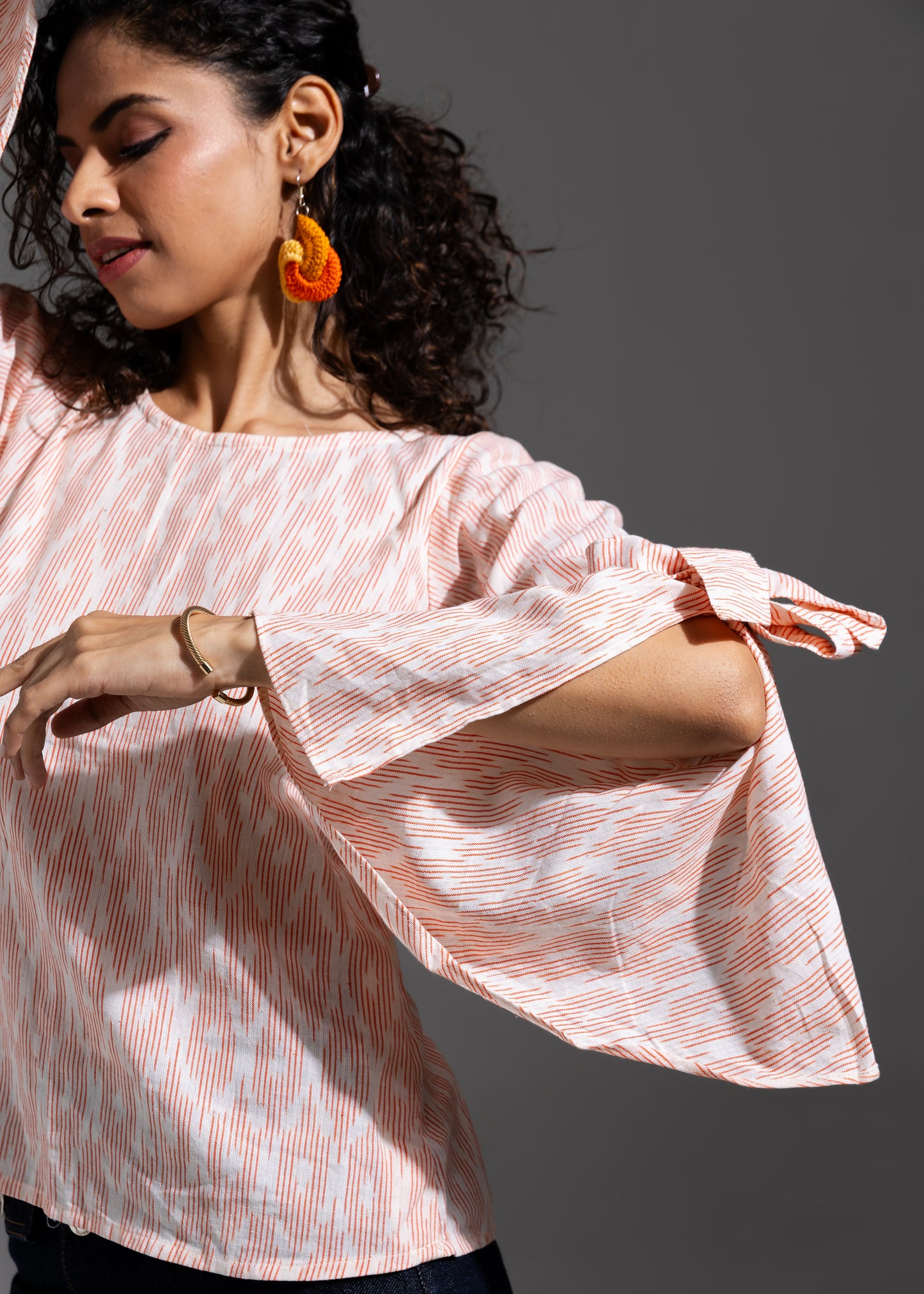 Cotton Candy Ikat Top
