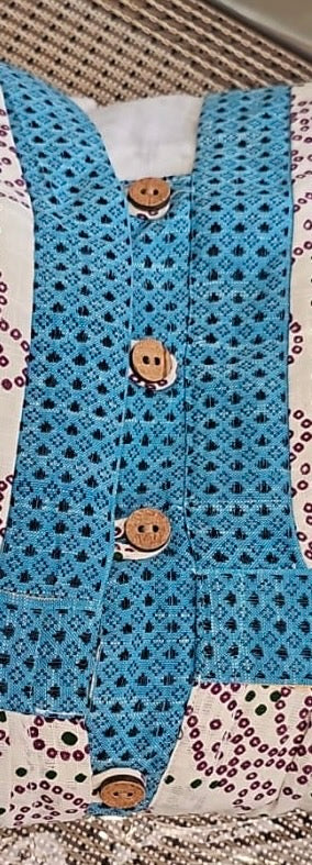 Chic cotton Border Dress