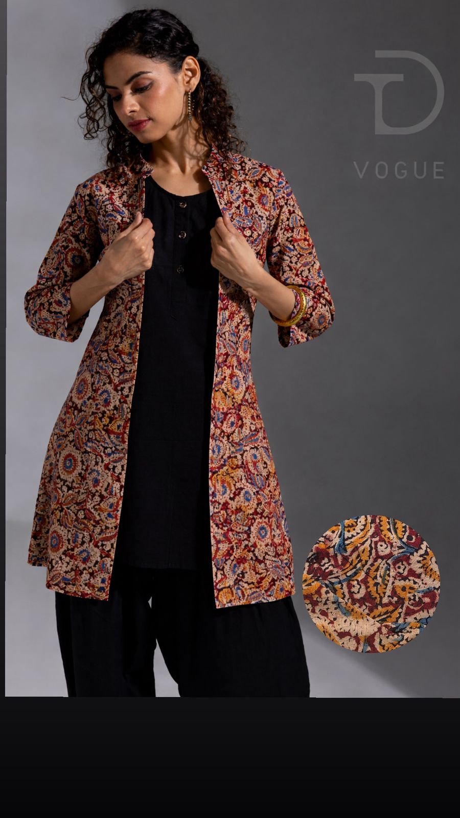 Farshi Kalam - Jacket Kurta Set