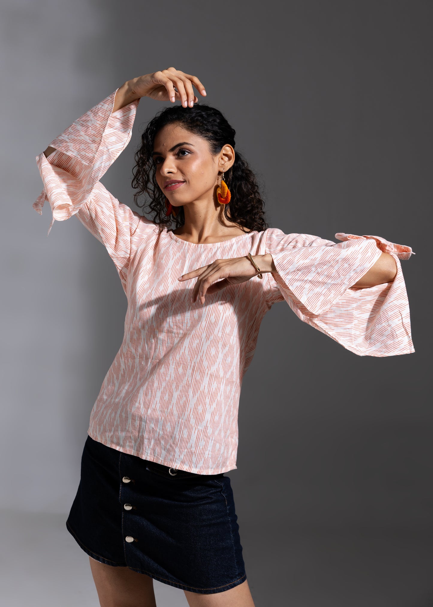 Cotton Candy Ikat Top