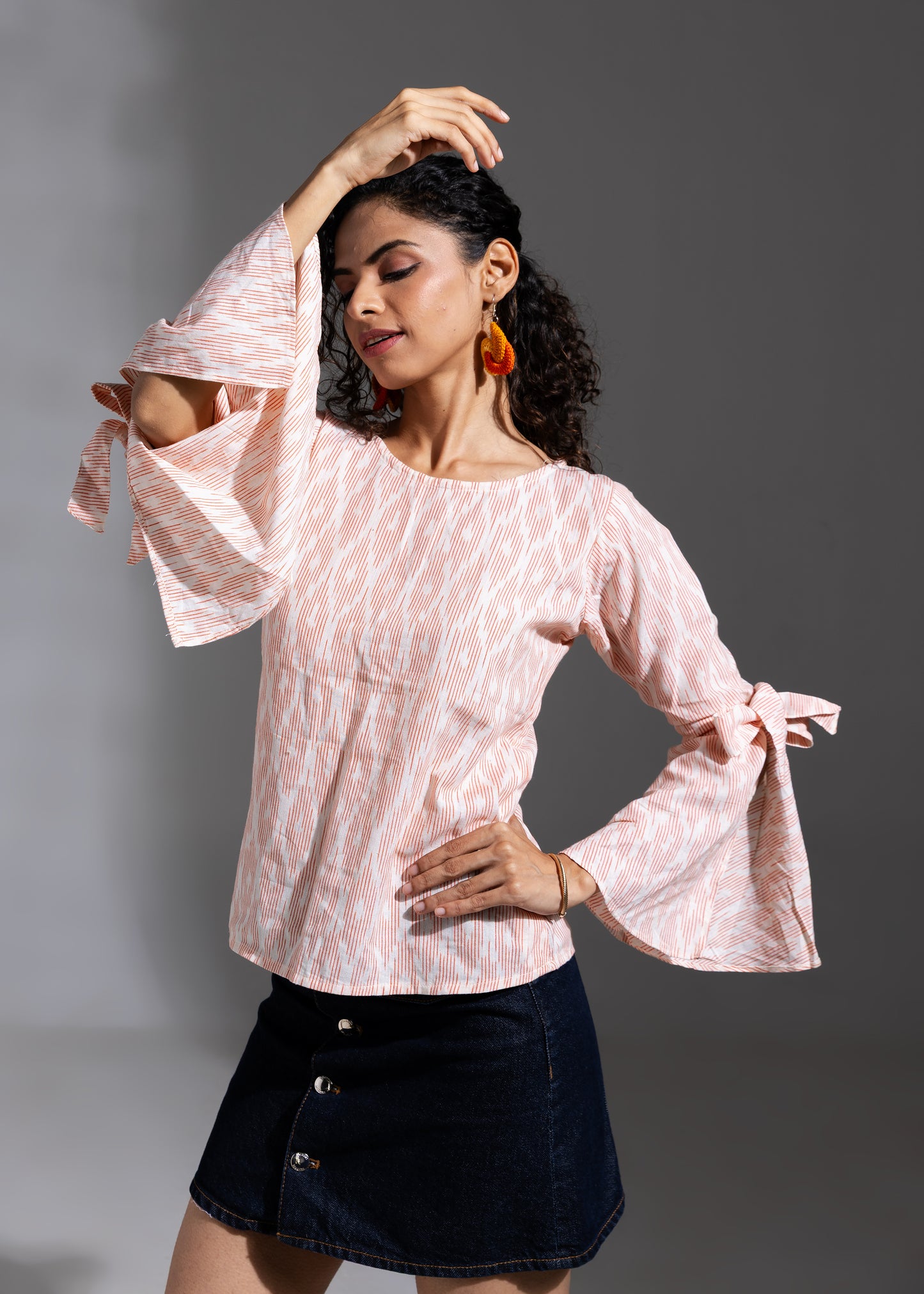 Cotton Candy Ikat Top