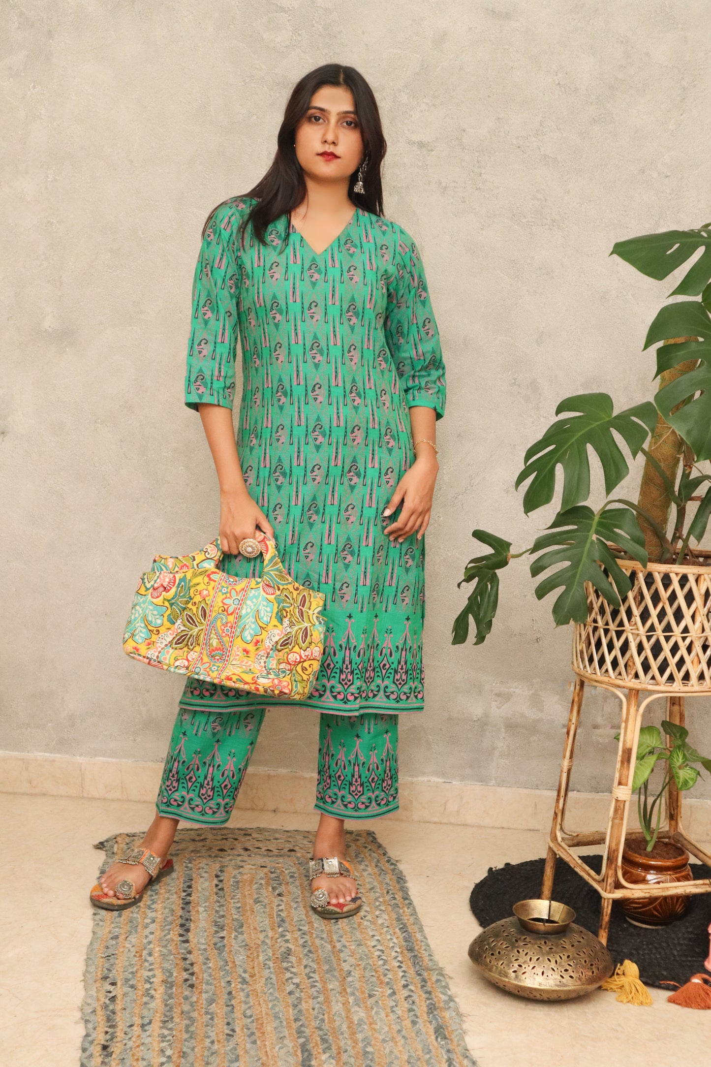 Blush Green Kurta Set