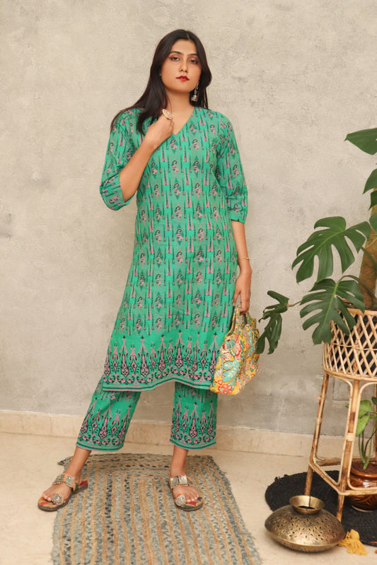 Blush Green Kurta Set