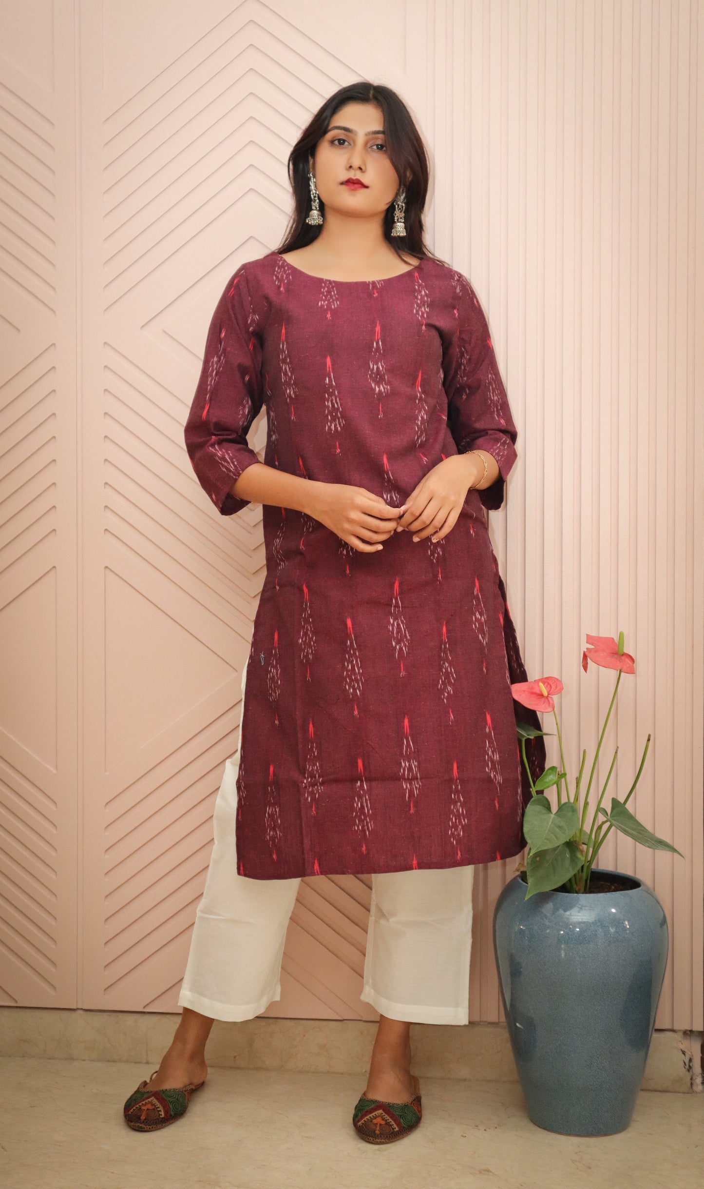 Ikat Kurta Set