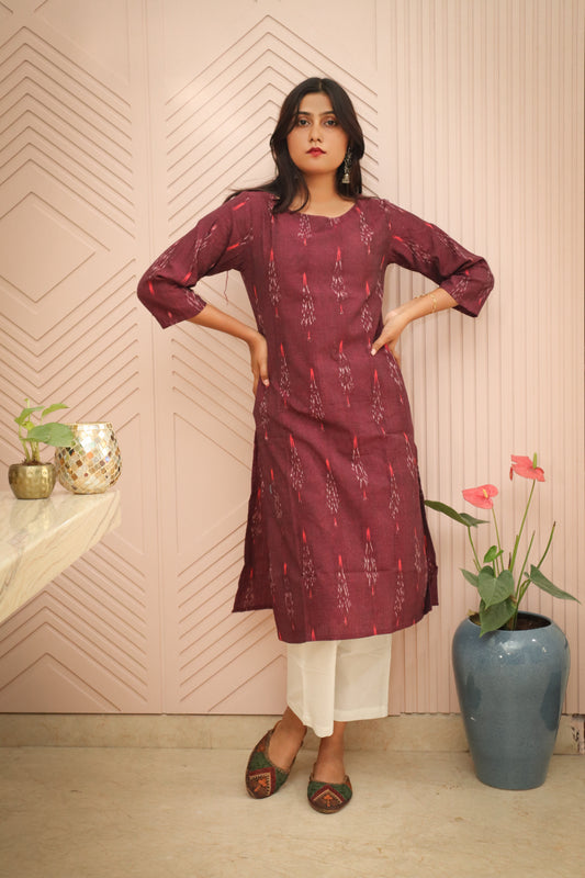 Ikat Kurta Set